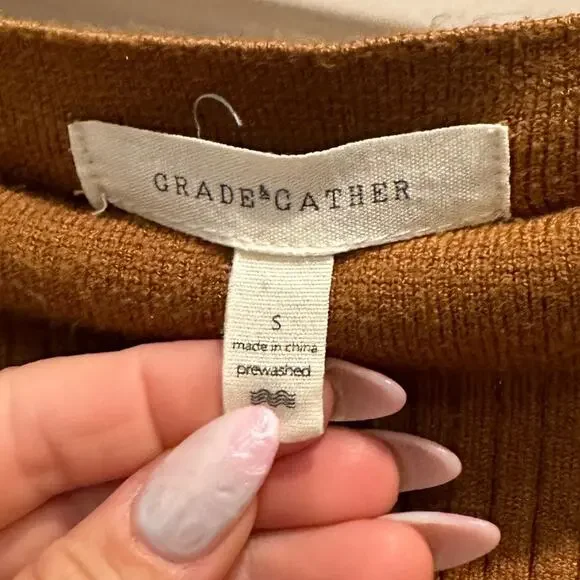 Grade & Gather Boutique Bodycon Knit Midi Skirt - Picture 3 of 3